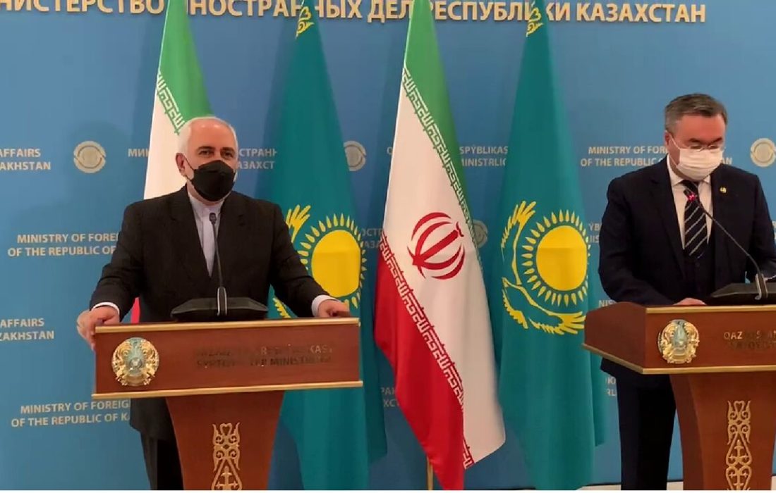 ظریف: مشترکات بسیاری عامل پیوند ایران وقزاقستان است