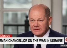 شولتس: کلید پایان جنگ اوکراین در دست پوتین است