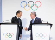 دیدار ماکرون و باخ در کاخ الیزه بر سر حضور روس‌ها در المپیک پاریس