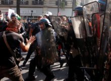 دستگیری ۱۴۲ نفر در تظاهرات پاریس