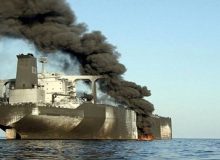 حمله پهپادی به کشتی انگلیس در دریای سرخ